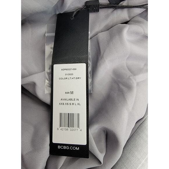 Maeve Reilly x BCBGMaxAzria Formosa Lace-Up Blazer Sz Medium Gray Striped NWT - Picture 12 of 12